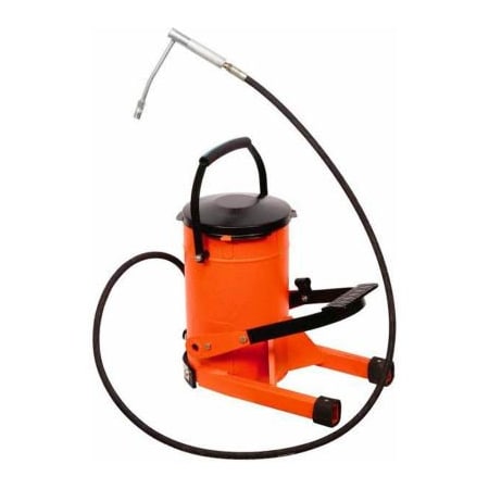 Matrix Management Groz 44255 High Pressure Foot Operated Grease Pump, 22 Pound (10kg) Bucket Capacity FOP/10A